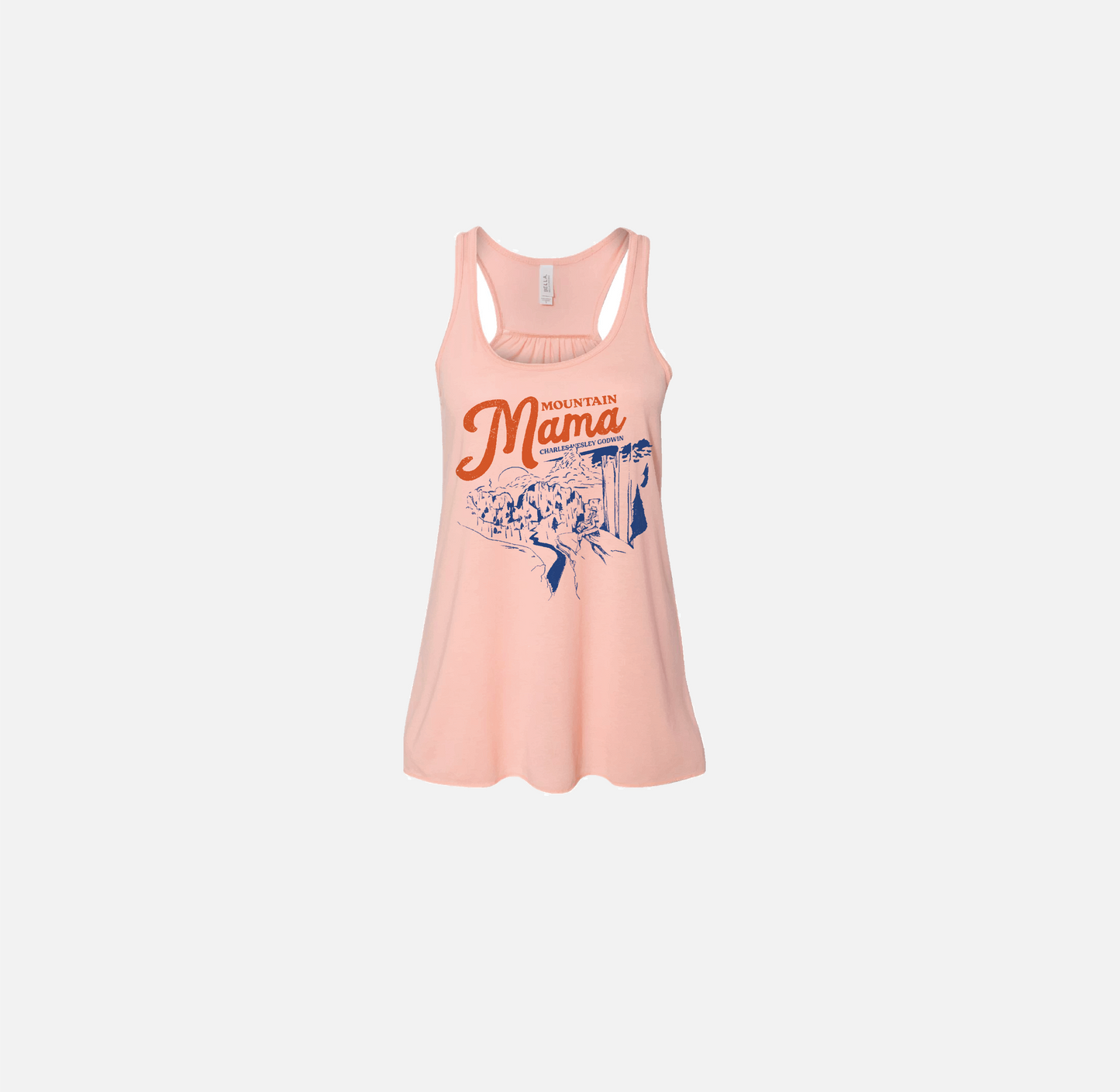 Ladies Peach Mama Tank