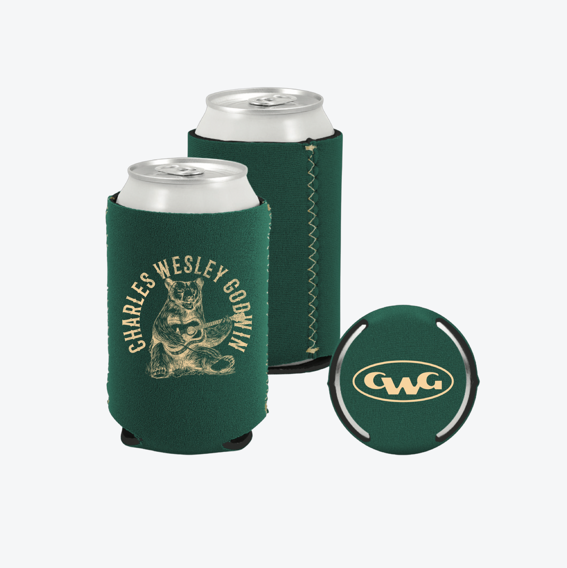 CWG Bear Koozie – Charles Wesley Godwin Official Shop