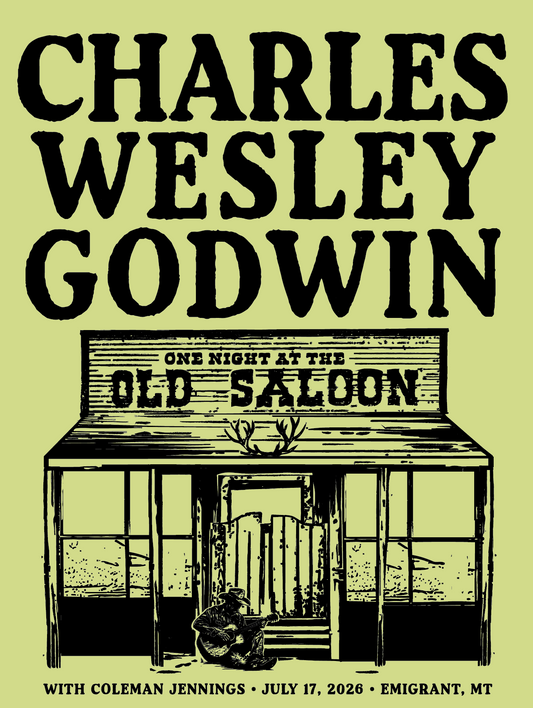The Old Saloon SIGNED Road Poster