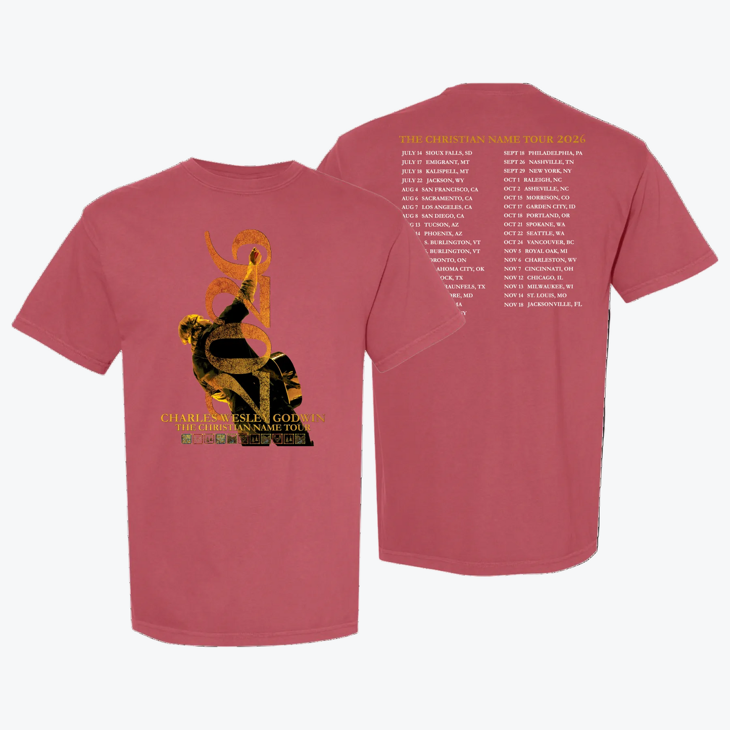 Christian Name Tour Tee