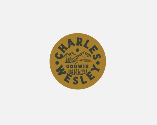 Gold Mountain CWG Circle Sticker